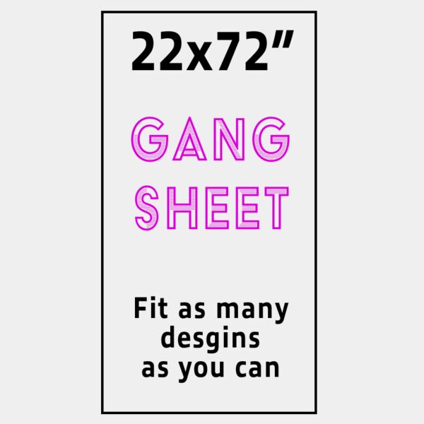 Full Color DTF Gang Sheet 22x72" Thumbnail