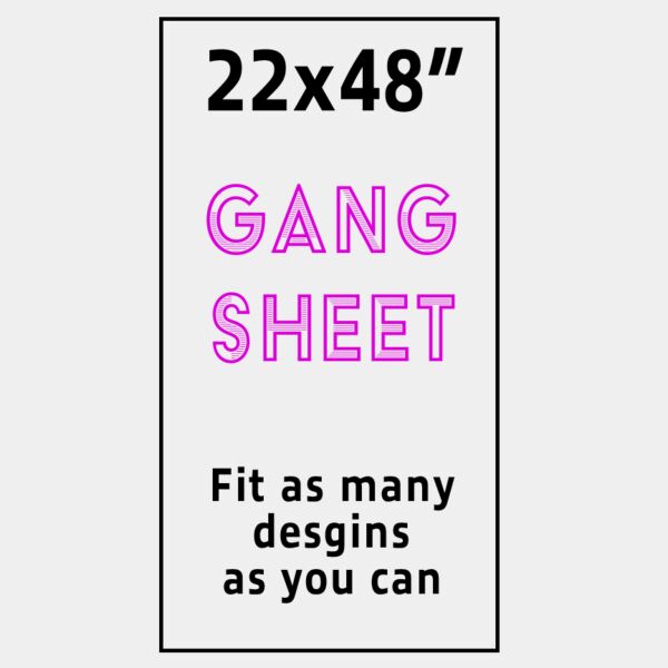Full Color DTF Gang Sheet 22x48" Thumbnail