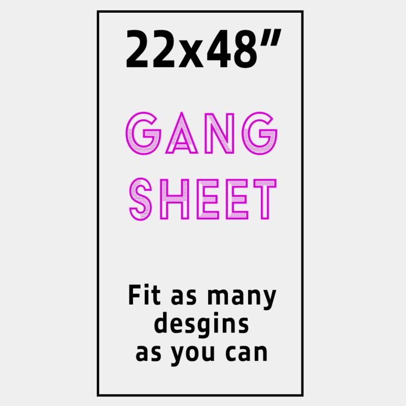 Full Color DTF Gang Sheet 22x48" Thumbnail