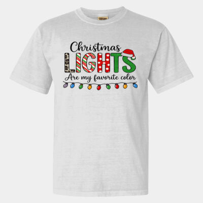 Christmas Lights Are My Favorite Color Tee Thumbnail