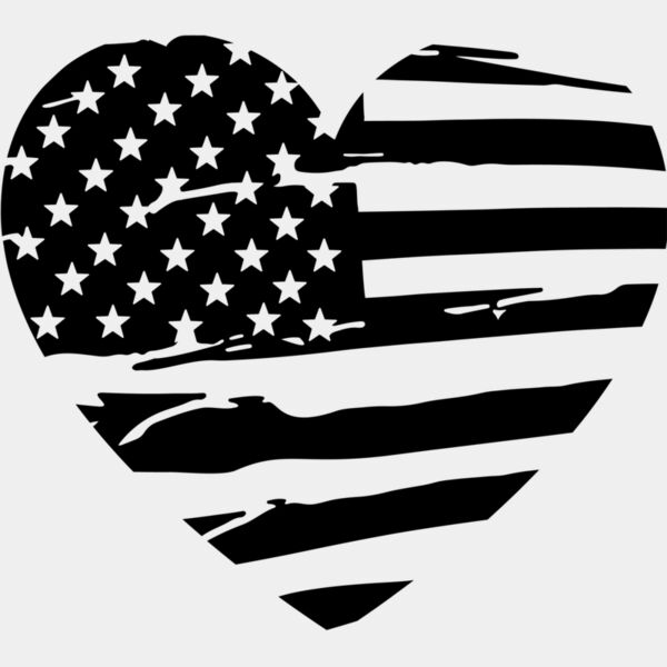 Heart US Flag Thumbnail