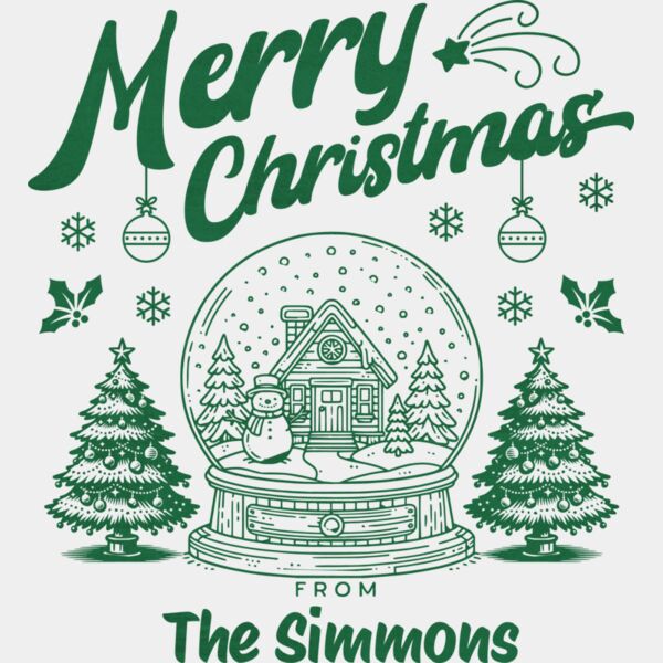 Merry Christmas Cute Retro T shirt   Merry Christmas 1 Thumbnail