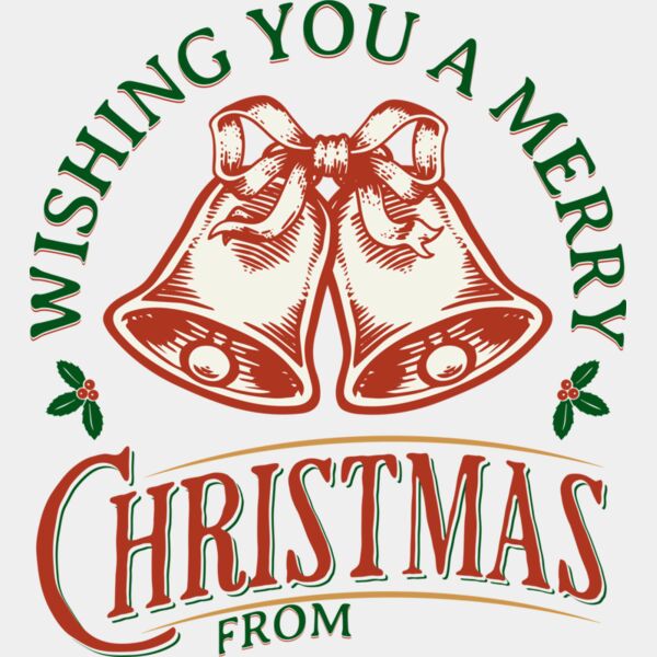 Merry Christmas Cute Retro T shirt   Bells Vintage Christmas Sweater Thumbnail