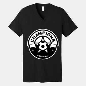 Bella Canvas Unisex Jersey Short Sleeve V Neck Tee Thumbnail