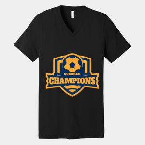 Bella Canvas Unisex Jersey Short Sleeve V Neck Tee Thumbnail