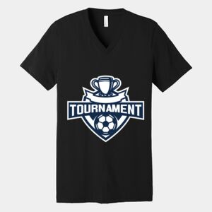 Bella Canvas Unisex Jersey Short Sleeve V Neck Tee Thumbnail