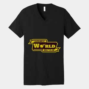 Bella Canvas Unisex Jersey Short Sleeve V Neck Tee Thumbnail