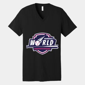 Bella Canvas Unisex Jersey Short Sleeve V Neck Tee Thumbnail