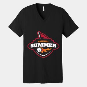 Bella Canvas Unisex Jersey Short Sleeve V Neck Tee Thumbnail