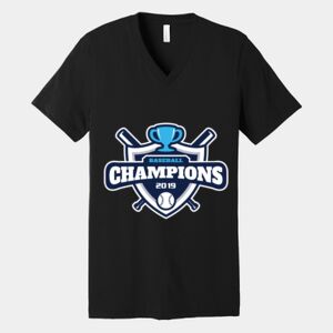 Bella Canvas Unisex Jersey Short Sleeve V Neck Tee Thumbnail