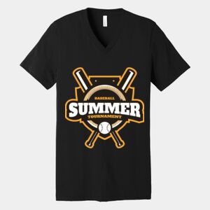 Bella Canvas Unisex Jersey Short Sleeve V Neck Tee Thumbnail