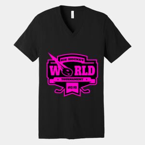 Bella Canvas Unisex Jersey Short Sleeve V Neck Tee Thumbnail