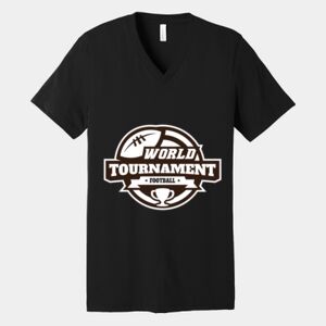 Bella Canvas Unisex Jersey Short Sleeve V Neck Tee Thumbnail