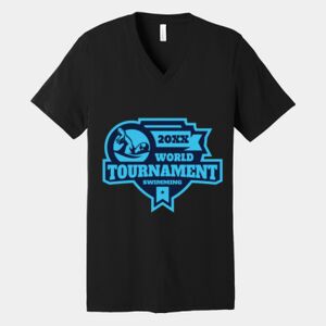 Bella Canvas Unisex Jersey Short Sleeve V Neck Tee Thumbnail