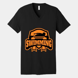 Bella Canvas Unisex Jersey Short Sleeve V Neck Tee Thumbnail