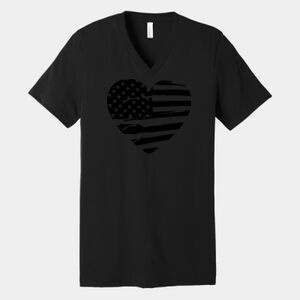 Bella Canvas Unisex Jersey Short Sleeve V Neck Tee Thumbnail