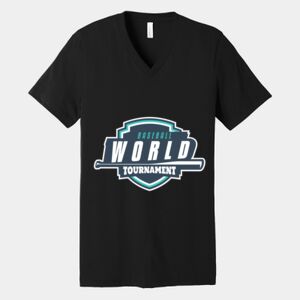 Bella Canvas Unisex Jersey Short Sleeve V Neck Tee Thumbnail