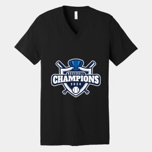 Bella Canvas Unisex Jersey Short Sleeve V Neck Tee Thumbnail