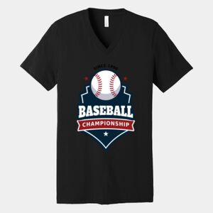 Bella Canvas Unisex Jersey Short Sleeve V Neck Tee Thumbnail