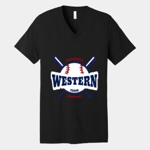 Bella Canvas Unisex Jersey Short Sleeve V Neck Tee Thumbnail