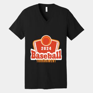 Bella Canvas Unisex Jersey Short Sleeve V Neck Tee Thumbnail