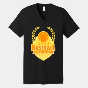 Bella Canvas Unisex Jersey Short Sleeve V Neck Tee Thumbnail