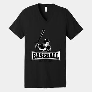 Bella Canvas Unisex Jersey Short Sleeve V Neck Tee Thumbnail