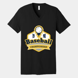 Bella Canvas Unisex Jersey Short Sleeve V Neck Tee Thumbnail