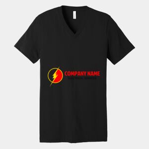 Bella Canvas Unisex Jersey Short Sleeve V Neck Tee Thumbnail