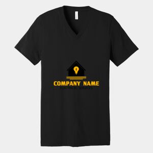 Bella Canvas Unisex Jersey Short Sleeve V Neck Tee Thumbnail