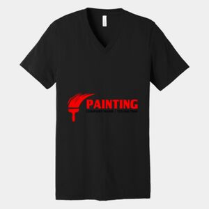 Bella Canvas Unisex Jersey Short Sleeve V Neck Tee Thumbnail