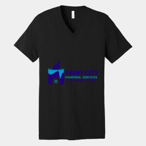 Bella Canvas Unisex Jersey Short Sleeve V Neck Tee Thumbnail