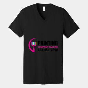 Bella Canvas Unisex Jersey Short Sleeve V Neck Tee Thumbnail