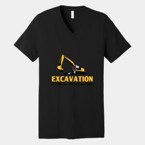 Bella Canvas Unisex Jersey Short Sleeve V Neck Tee Thumbnail