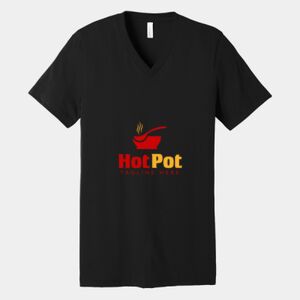 Bella Canvas Unisex Jersey Short Sleeve V Neck Tee Thumbnail