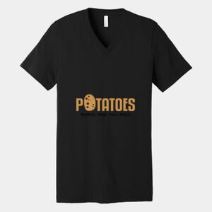 Bella Canvas Unisex Jersey Short Sleeve V Neck Tee Thumbnail