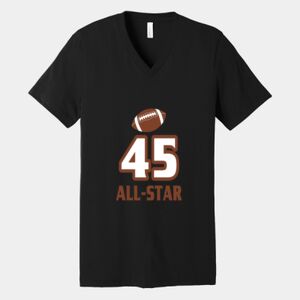 Bella Canvas Unisex Jersey Short Sleeve V Neck Tee Thumbnail