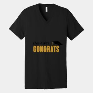 Bella Canvas Unisex Jersey Short Sleeve V Neck Tee Thumbnail