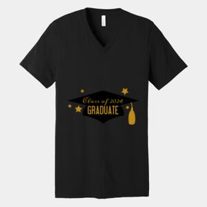 Bella Canvas Unisex Jersey Short Sleeve V Neck Tee Thumbnail