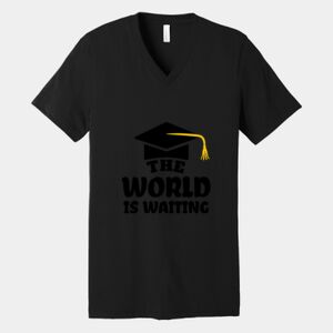 Bella Canvas Unisex Jersey Short Sleeve V Neck Tee Thumbnail