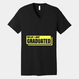 Bella Canvas Unisex Jersey Short Sleeve V Neck Tee Thumbnail