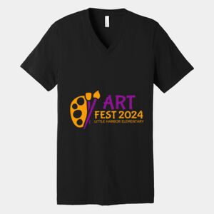 Bella Canvas Unisex Jersey Short Sleeve V Neck Tee Thumbnail