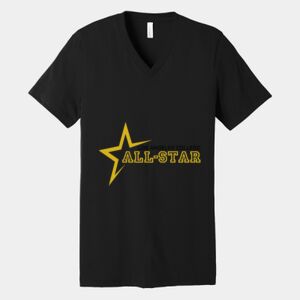 Bella Canvas Unisex Jersey Short Sleeve V Neck Tee Thumbnail