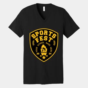 Bella Canvas Unisex Jersey Short Sleeve V Neck Tee Thumbnail