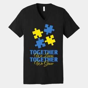 Bella Canvas Unisex Jersey Short Sleeve V Neck Tee Thumbnail