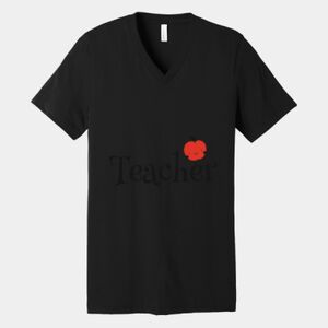 Bella Canvas Unisex Jersey Short Sleeve V Neck Tee Thumbnail