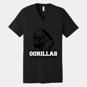 Bella Canvas Unisex Jersey Short Sleeve V Neck Tee Thumbnail