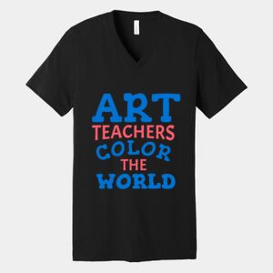 Bella Canvas Unisex Jersey Short Sleeve V Neck Tee Thumbnail