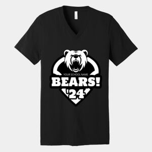 Bella Canvas Unisex Jersey Short Sleeve V Neck Tee Thumbnail