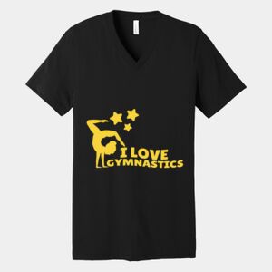 Bella Canvas Unisex Jersey Short Sleeve V Neck Tee Thumbnail